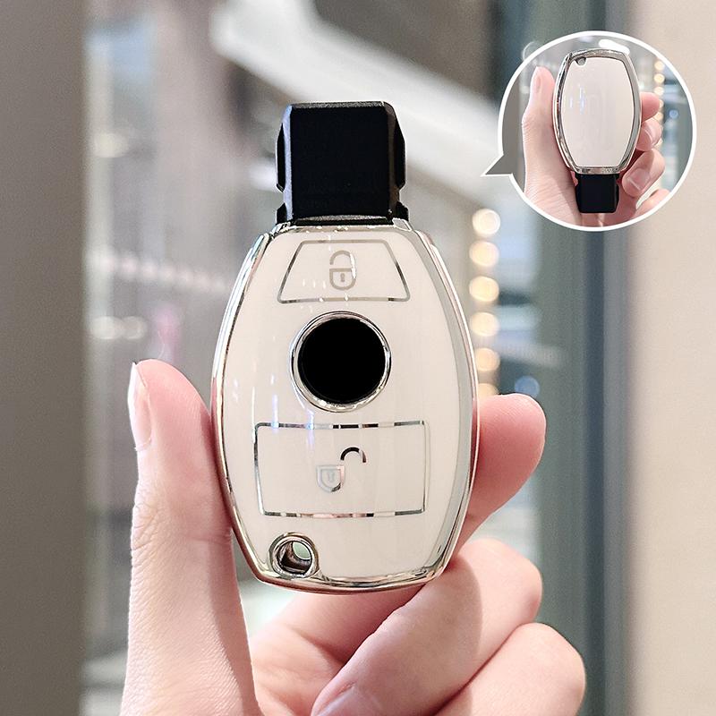 Tpu Car Key Case Keyless Cover Keychain For Mercedes Benz Gla Gls Glk Cls Cla C E A S Class Glc W176 W463 W205 W204 W212 W221