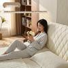 Plush Upholstered Anti-Collision Bed Headboard Dust Cover