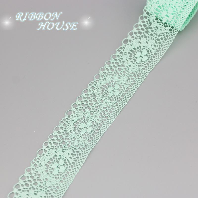 (10 Yards/roll) 40mm White Lace Fabric Webbing Decoration Love Gift Packing Material Rolls