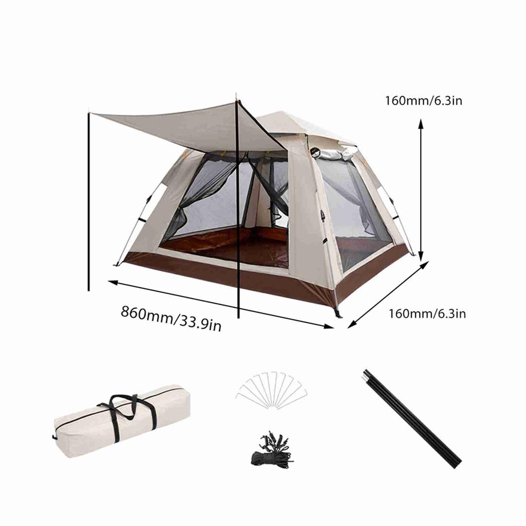 Outdoor Self Driving Travel Camping Tent Automatic Quick Opening Tent Portable Rainproof Sunshine Proof Tent Fishing