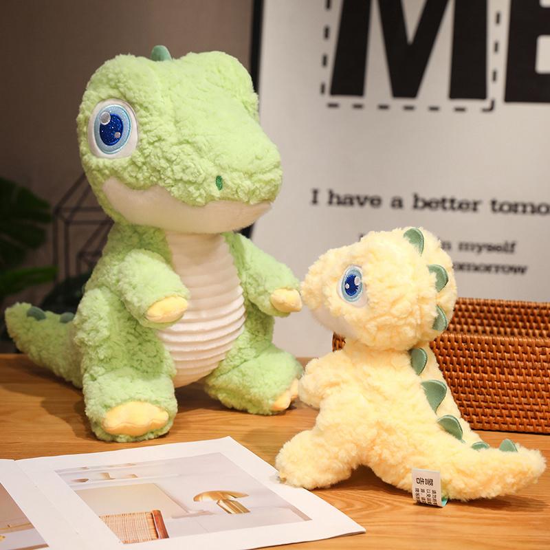 Big Eyes Dinosaur Cute Cartoon Plush Toy Pillow Soft Stuffed Toy Companion Doll Perfect For Festivals Birthday Gift