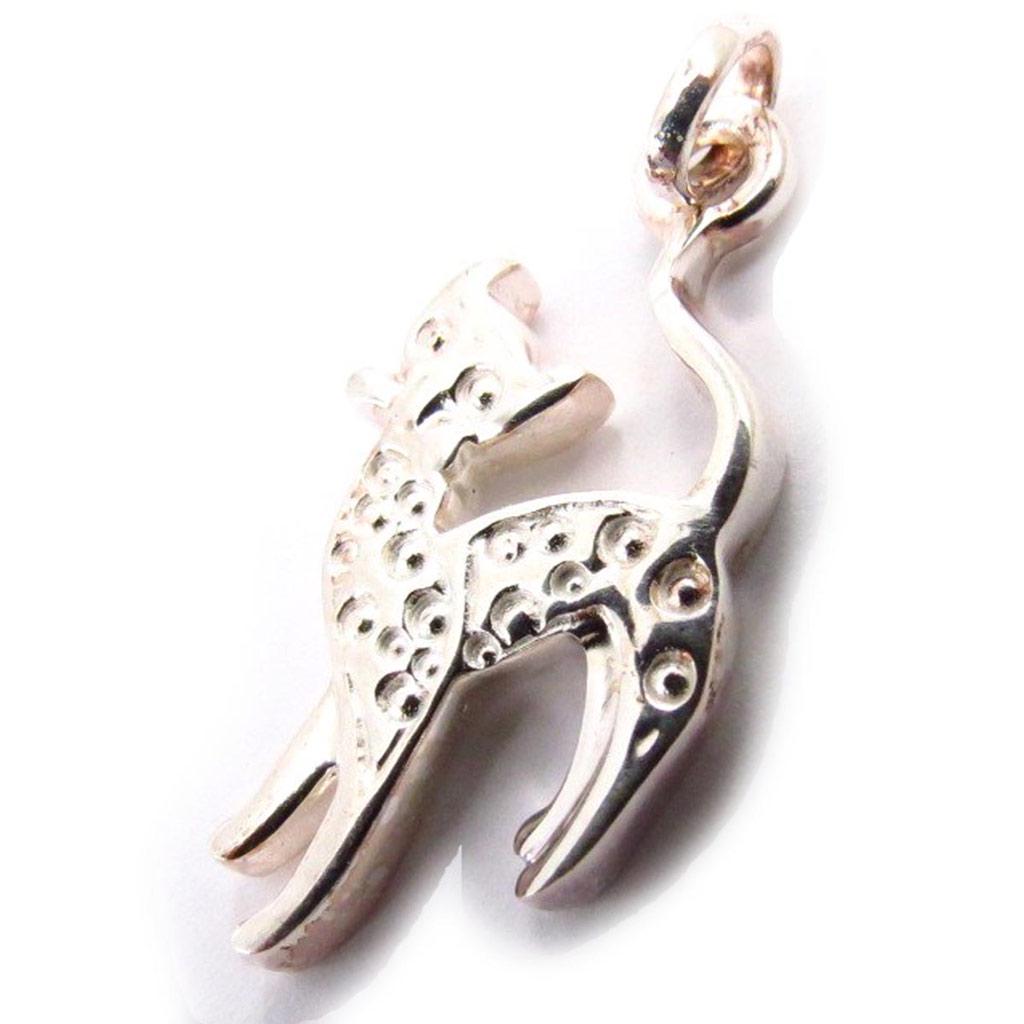 Les Trésors De Lily [C5646] - Pendentif Argent 'Chat'