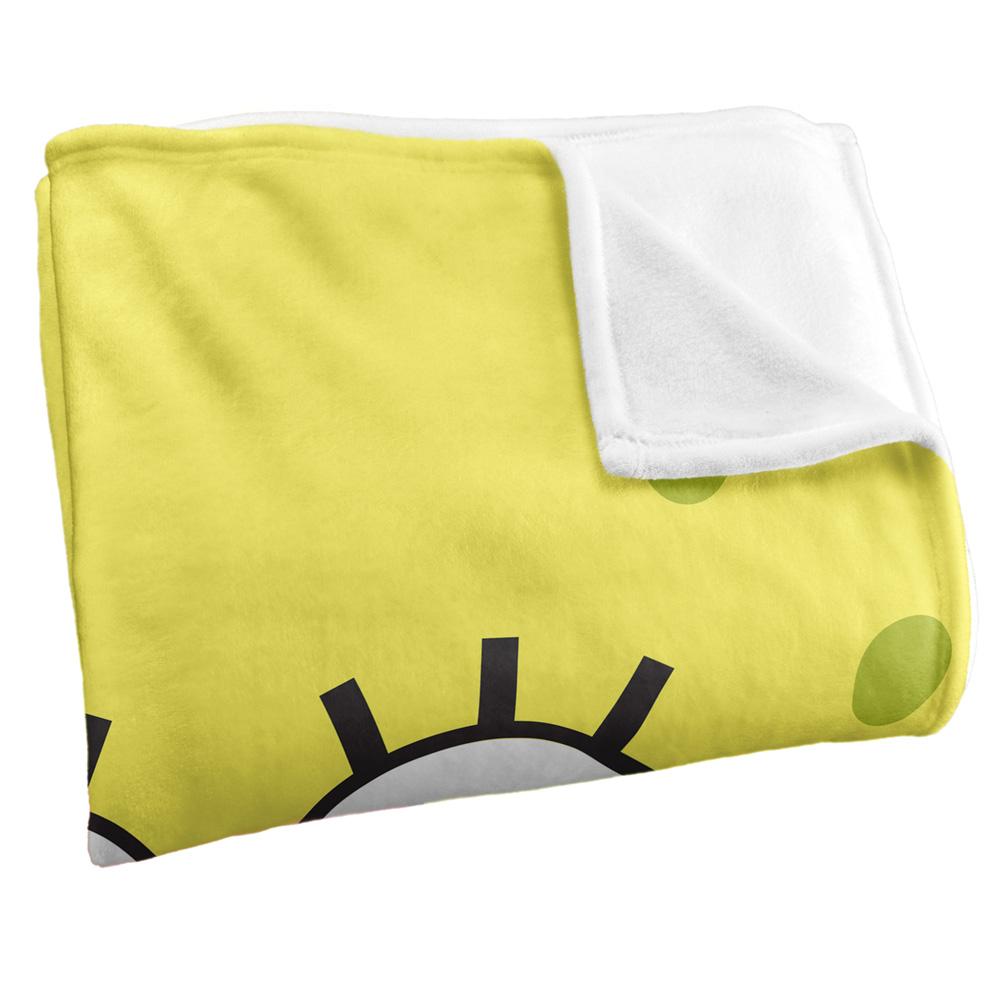 SpongeBob SquarePants Silky Surprise Face Supersoft Blanket