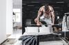 Photomural Bodybuilder With A Barbell Washable Fleece 368x280