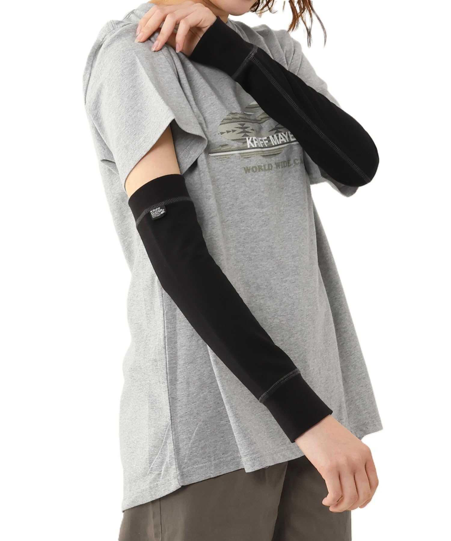 

Рукав-накладка на руку Москитозащитный ЗАЩИТА ОТ НАСЕКОМЫХ Унисекс СВОБОДНЫЙ Черный [Cliff Mayer] Мужской Женский чёрный