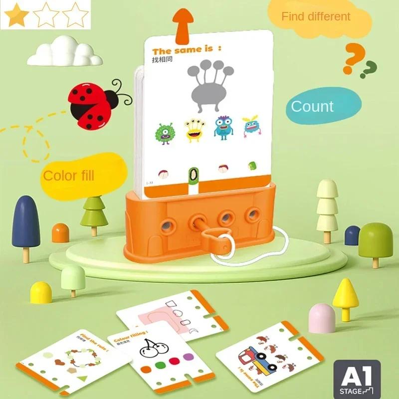 

Enfants Montessori Style Puzzle Hračky Trnink logickho myšlení Odemknout hru Dítě Cognition Lock Vyberte raný vzdělvací drek pro d
