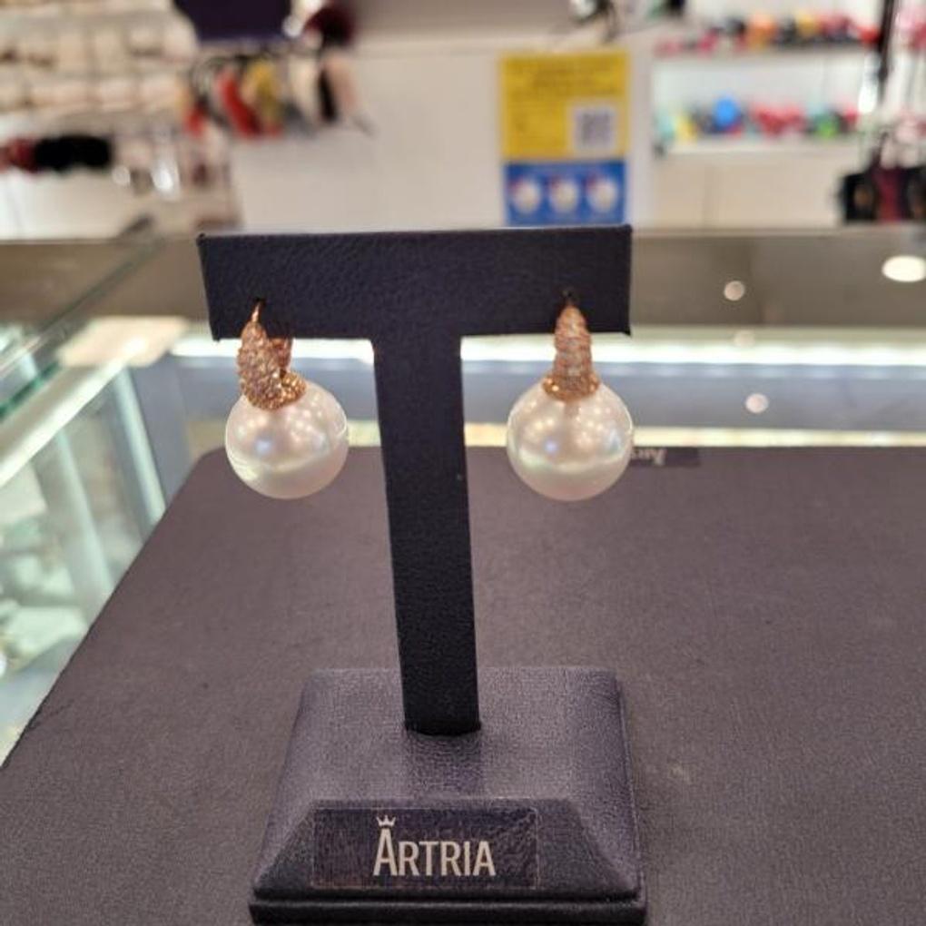 ARTRIA King Pearl E Aurora Earrings CHAERJJ0001WHF