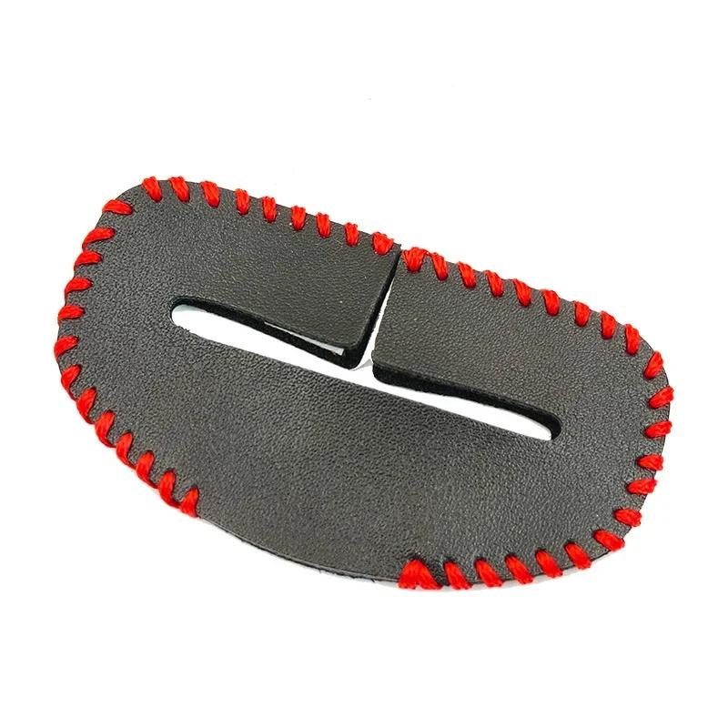 Car Safety Belt Buckle Clip Protector Covers Suede Leather Front Rear Seat Decorative Clips Auto Interior Accessories