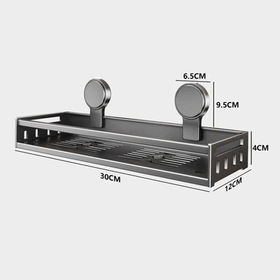 Punch-Free Wall-Mounted Suction Kitchen Spice Rack