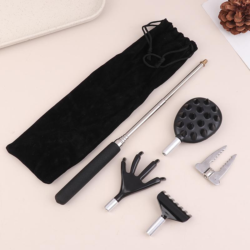 4PCS/SET Different Back Scratcher Portable Telescoping Extendable Back Massager Tool For Thanksgiving Birthday Christmas Gifts