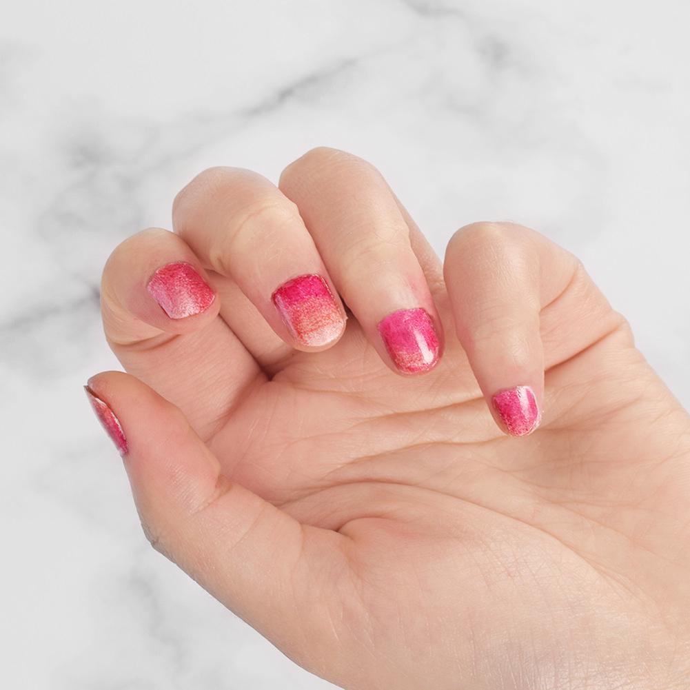 Blueberry Wonderfu Ladys Coloring Gradient Soft Sponge Stampers 50Pcs Manicure Disposable Tools