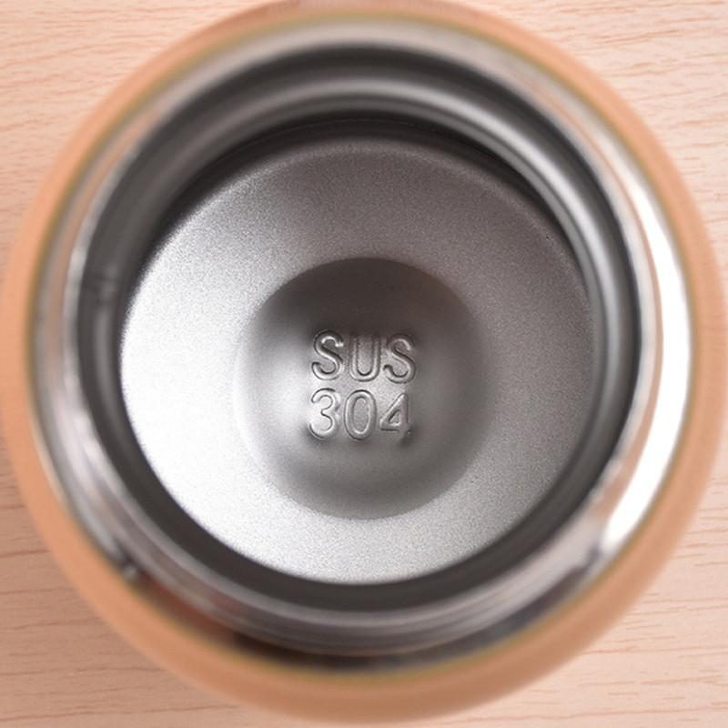 1PC 200ml/360ml Mini Thermos Cup Pocket Cup Stainless Steel Thermal Coffee Mug Vacuum Flask Insulated Hot Water Bottle Kids Gift