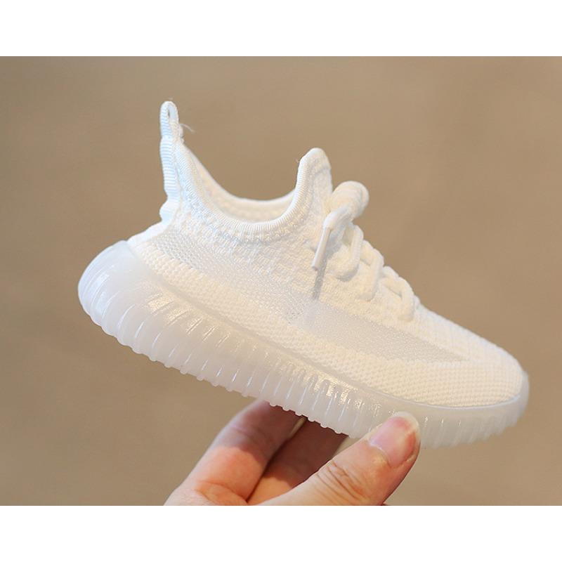 Children's Sports Shoes - Spring/Autumn Collection, New Arrival Casual Mesh Shoes for Boys and Girls, Breathable White Sneakers for Toddlers