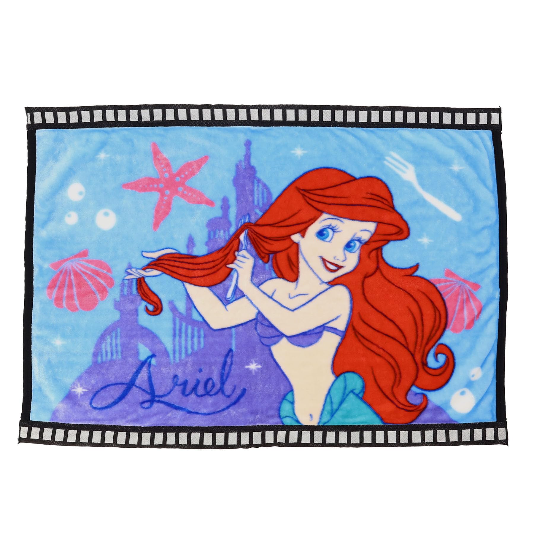 

Marushin Disney Beauty Rose Ariel in the Shining Sea Throw Blanket, Polyester Meyer, Cute, Fluffy, Stylish, Winter Warmer, Product Number: 2245033600