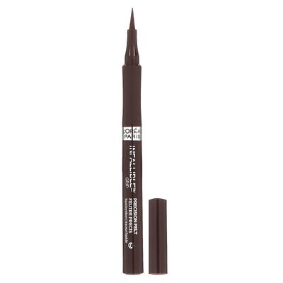 L'Oréal, Infallible Grip, Eyeliner w pisaku, 605 Brązowy, 0,034 fl oz (1 ml)