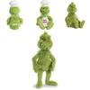 Grinch Natal Chef Fantasia Brinquedos de Pelúcia Bonecas de Pelúcia Presente para Crianças Macio Aconchegante