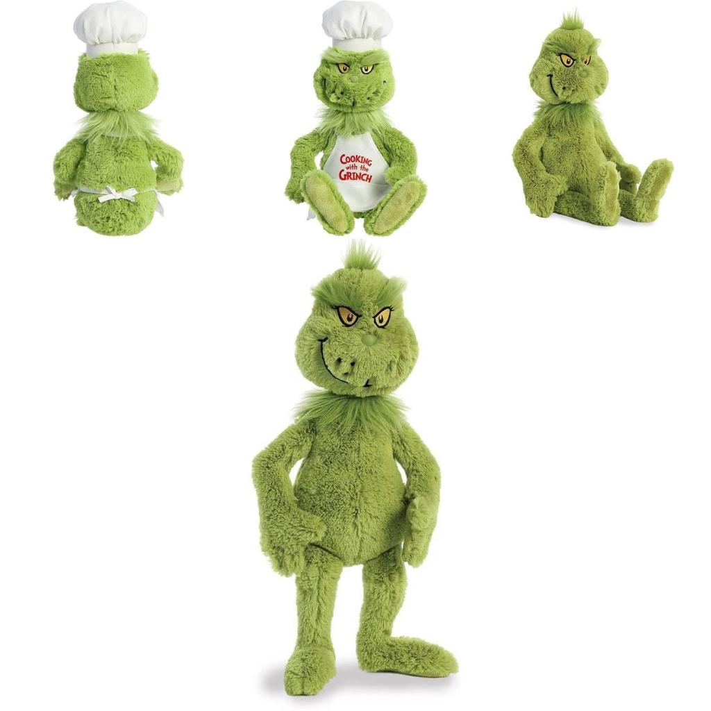 Grinch Vánoční Kuchaři Oblékají Plyšové Hračky Plněné Panenky Dětský Dárek Měkké Mazlivé