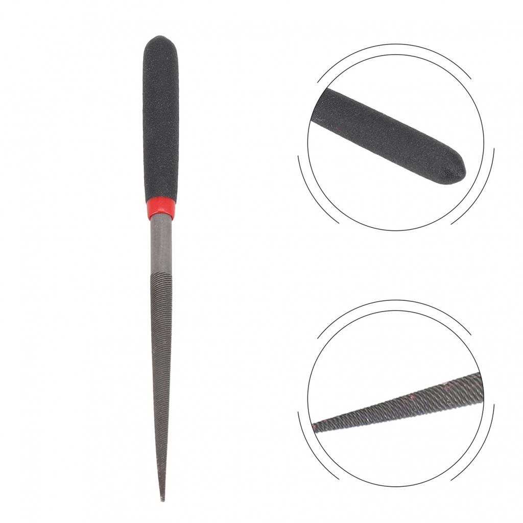 For Hardened Steel File Model Making 118mm Craft Flat File For Stone Glass