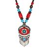 Bohemia Ethnic Necklace Pendant Vintage Strand Statement for Women Jewelry Accessories