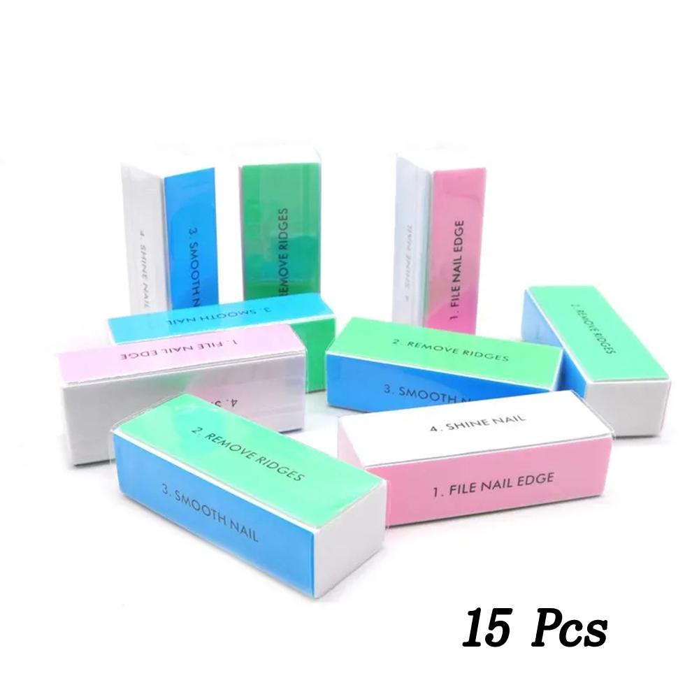 LINMANDA 4 Way Nail Buffer Block Nail Files and Buffers Smooth Buff Shine Professional Nail Files for Home and Salon DIY Use