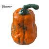 Horror Pumpkin Tabletop Decor Halloween Evil Figurine, Ornament with Multi Eyes and Spooky Decorations Fangs, Demon Resin Statue for Party Decoration