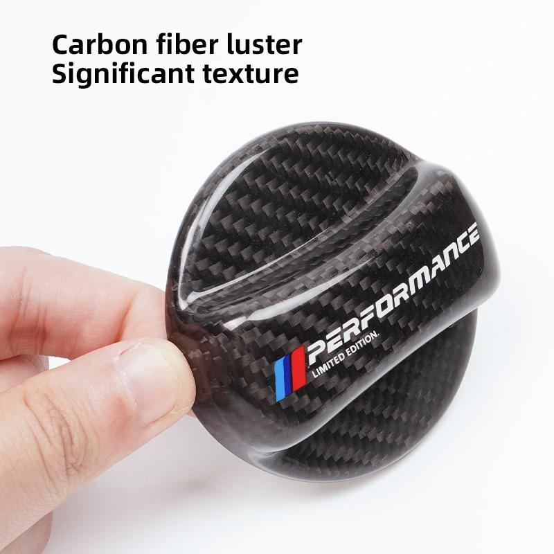 True Carbon Fiber Car Fuel Tank Cap Protective Cover For BMW X1 X2 X3 X5 X4 X6 X7 3 4 5 6 Series E46 E90 E60 F30 F10 E39 E36 F20 YF6