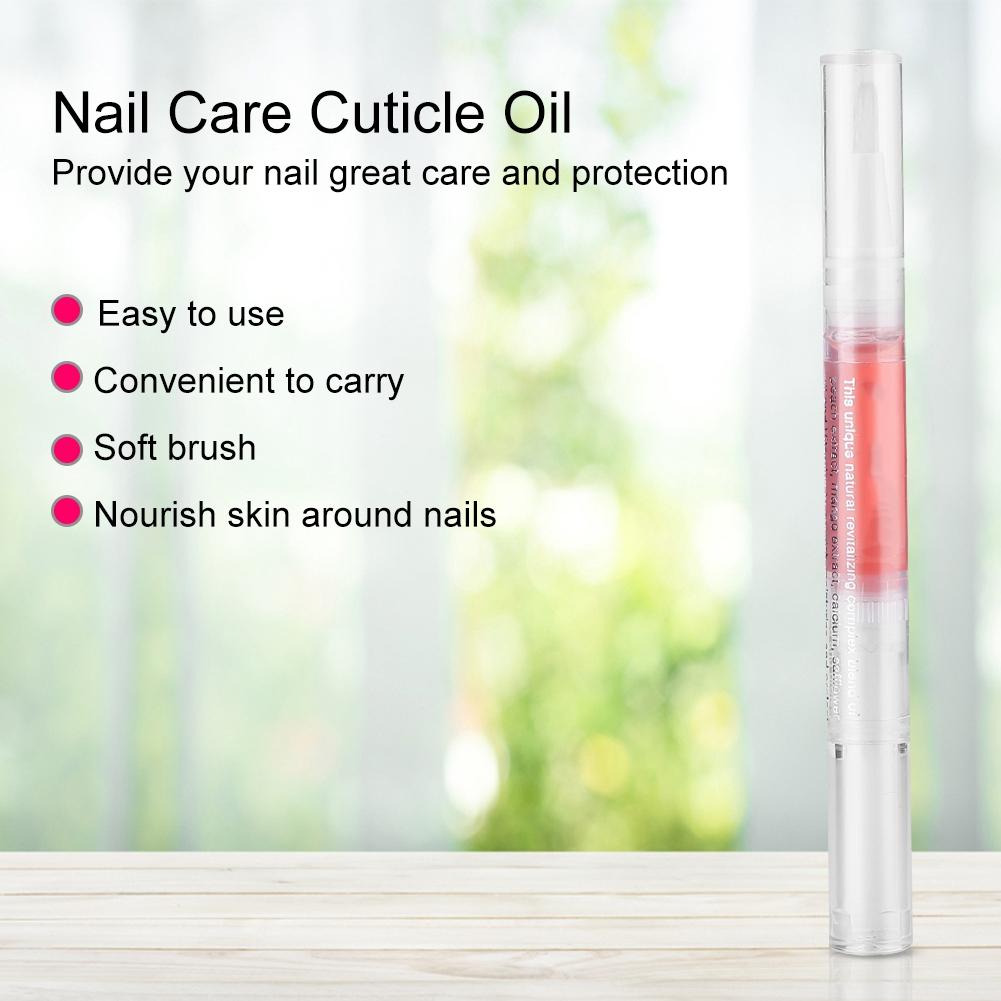 Cuticle Revitalizer Nutrition Oil Nail Art Treatment Barb Soften Pen Manicure Tool Rose