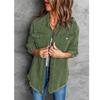 New Style Plus Size Women's Casual Denim Jacket - Simple European Design
