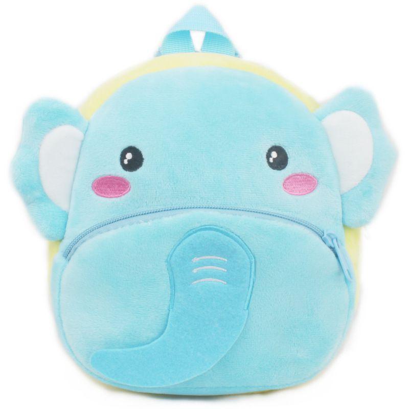 Adorable 3d Cartoon Animal Backpack For Toddlers With Soft Plush Material