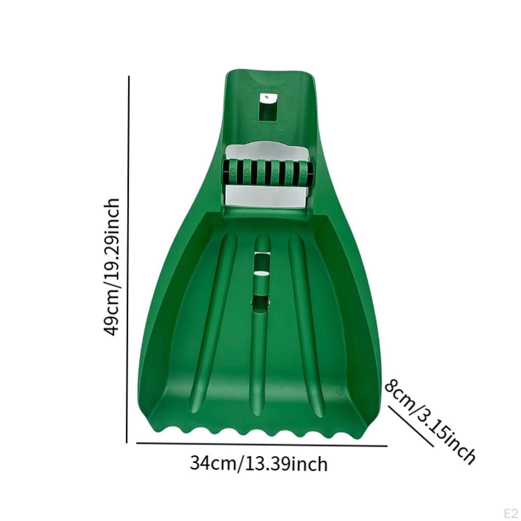 Large Leaf Scoops Hand Rake Claw Ergonomic Sturdy Lightweight Leaves Grabber for Picking