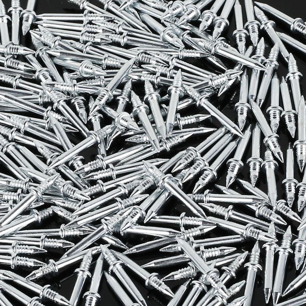 100pcs Anti Bending Skirting Thread Seamless Nail Hard Thread Screws Set Solid Wood Skirting Boards