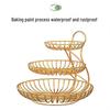 European Style Metal Multi-Tier Fruit Plate and Candy Box