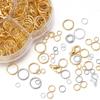 1 Box Biegeringe DIY Schmuckzubehör-Set für Anfänger Offene Biegeringe Schmuckherstellung Schlüsselanhänger Halsketten Reparatur mit Öffner-Werkzeug