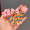 Elastici per Capelli a Spirale per Bambini, Elastici Magici Colorati Cambia Colore in Plastica Gomma per Code di Bambina