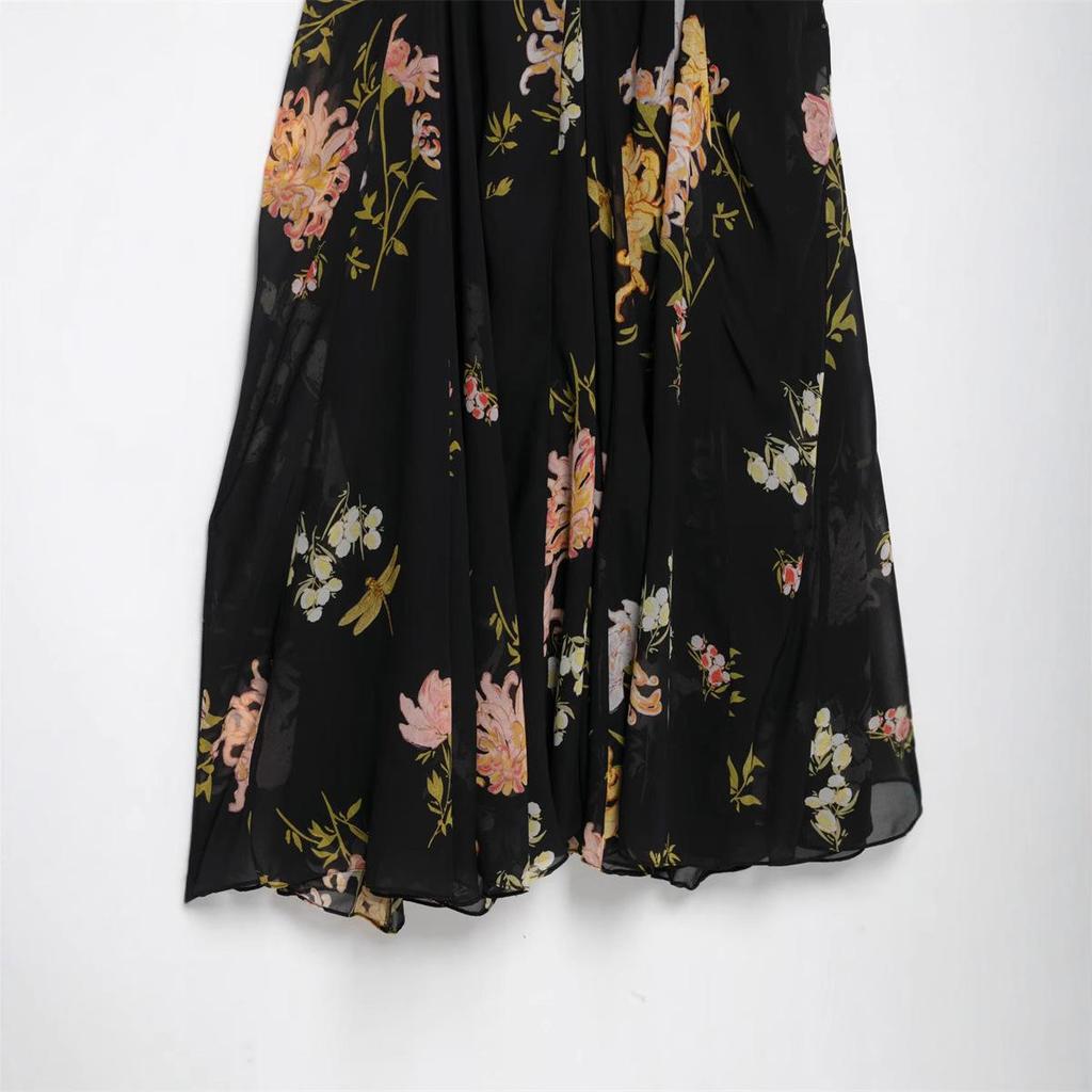 Women's Printed Slimming Casual Spaghetti Strap Dress