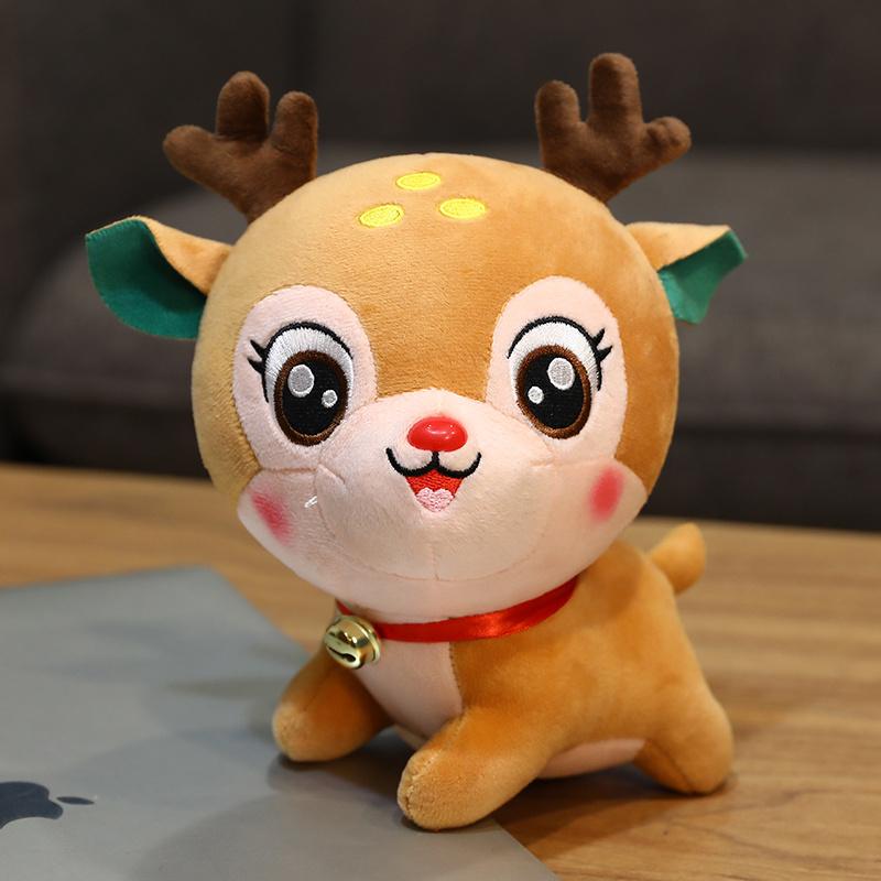 1 stück 20 CM Schöne Weihnachtsmann Plüschtier Niedlichen Elch Schneemann Gefüllte Puppe Weihnachten Home Decor Kinder Neujahrsgeschenke