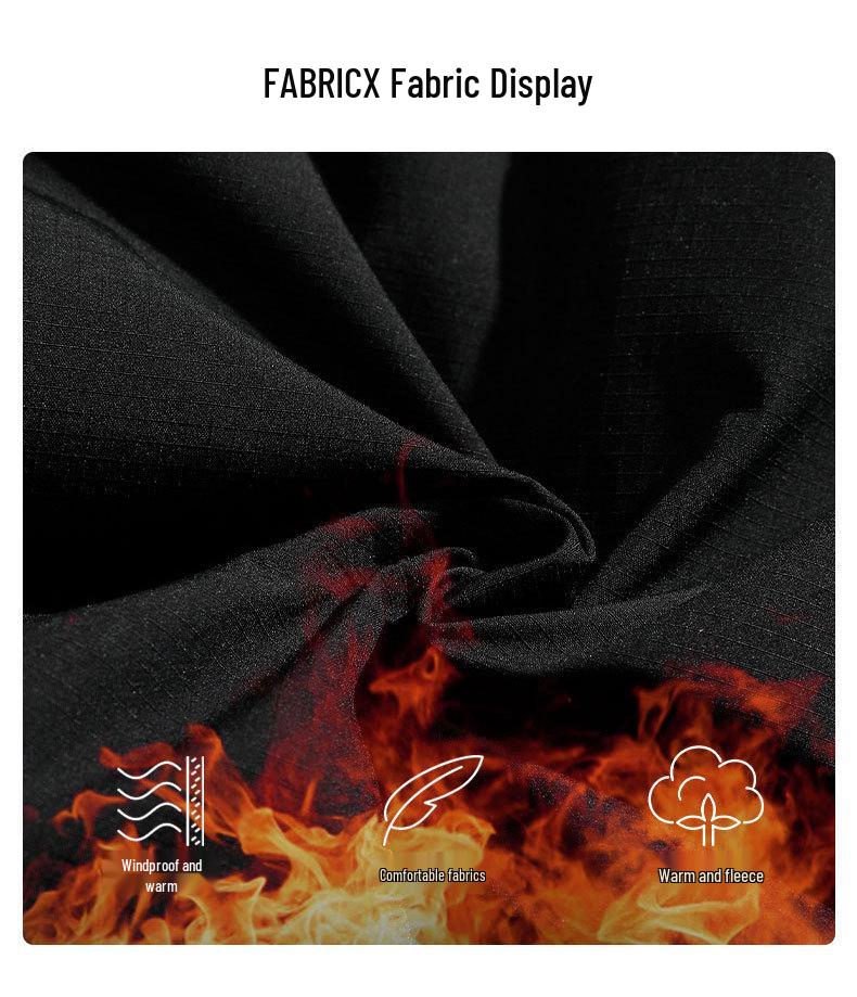 Men's Hooded Down Jacket, New Winter 2025 Color Block, Warm Thickened Workwear with Stand Collar