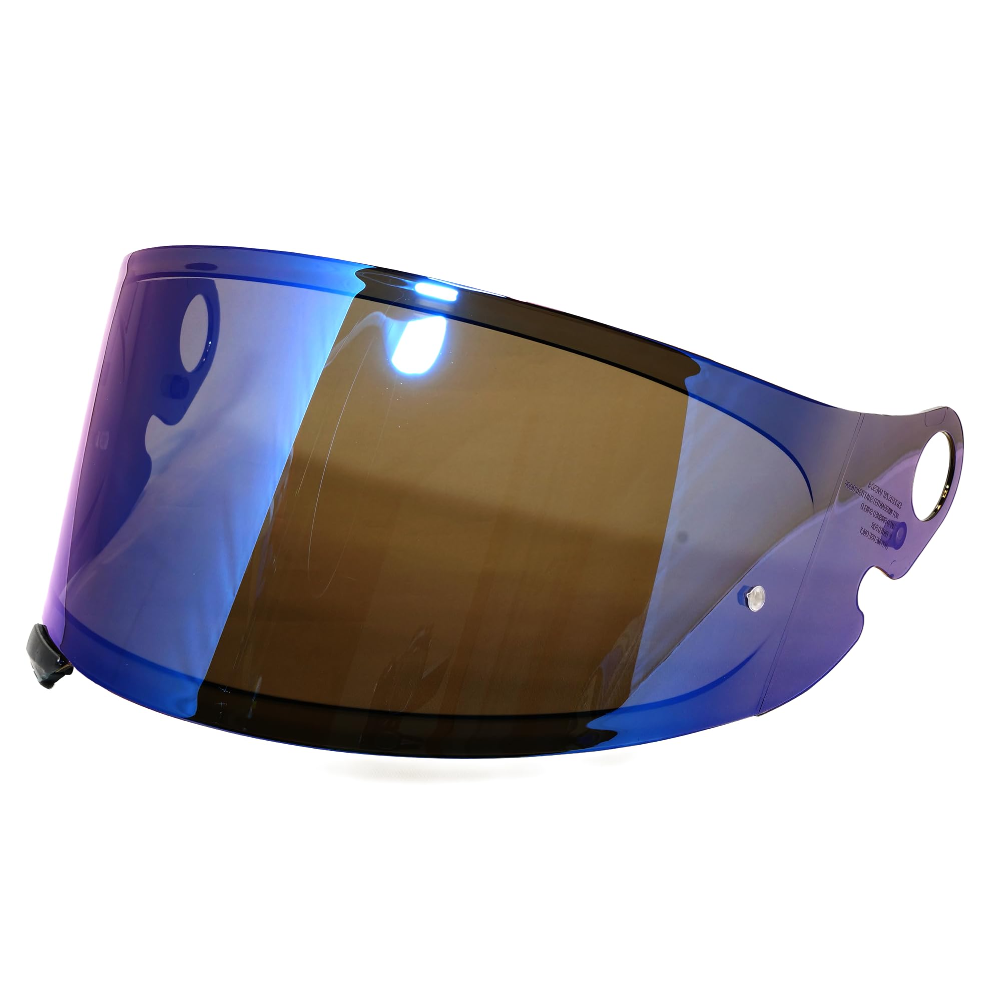 

Glamster Compatible Replacement Mirror UV Full Face Helmet for Motorcycles BikersSHOEI CPB-1V Shield, Shield, Cut, (Blue) [Used] синий