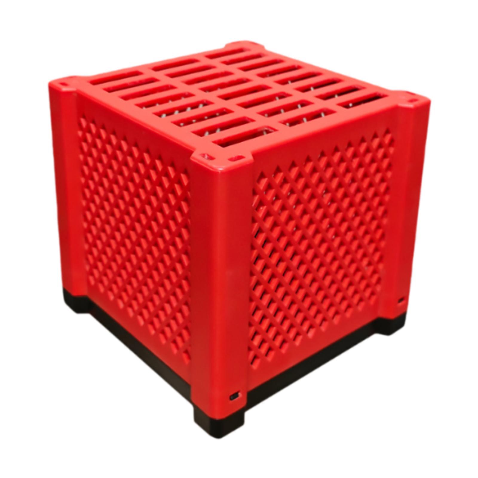 

Creative Aquarium Filtration Cube Storage Organizer for Filter Media for Fish Turtle Tanks and Basins красный