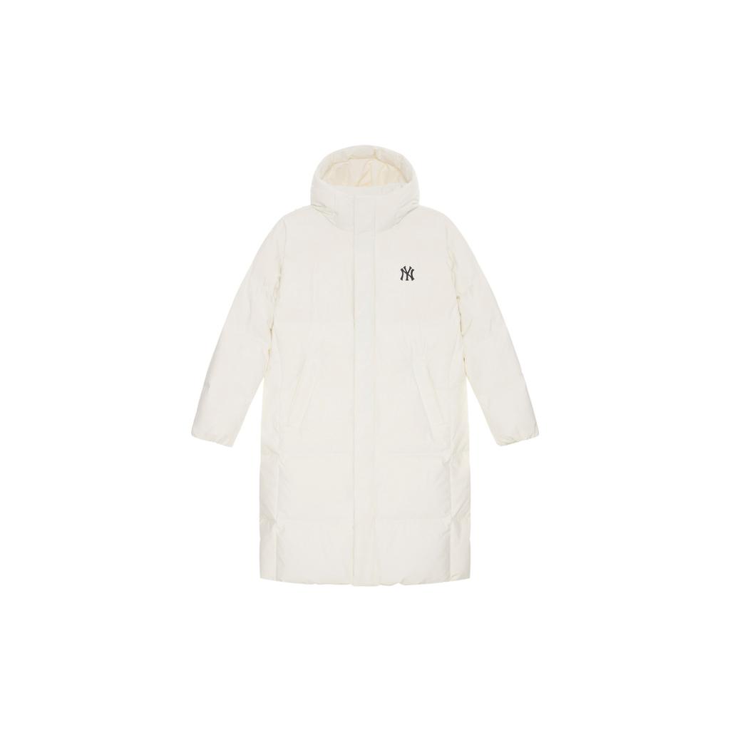 New MLB New York Yankees Basic Collection FW24 Down Jacket Unisex Ivory 3ADJB1846-50CRS