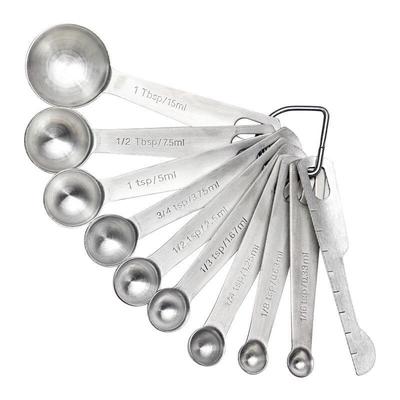 ZISIZ 304 Stainless Steel Measuring Spoons Set