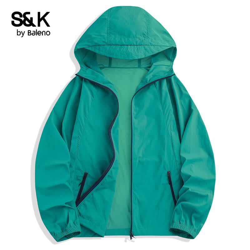 Baleno S&K Men's Lightweight UV Protection Hooded Jacket