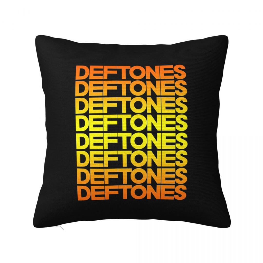 Metal Punk Rock Deftones Square Pillowcase Cushion Cover Pillow Case Throw Pillow Cover for Home Bedroom Car