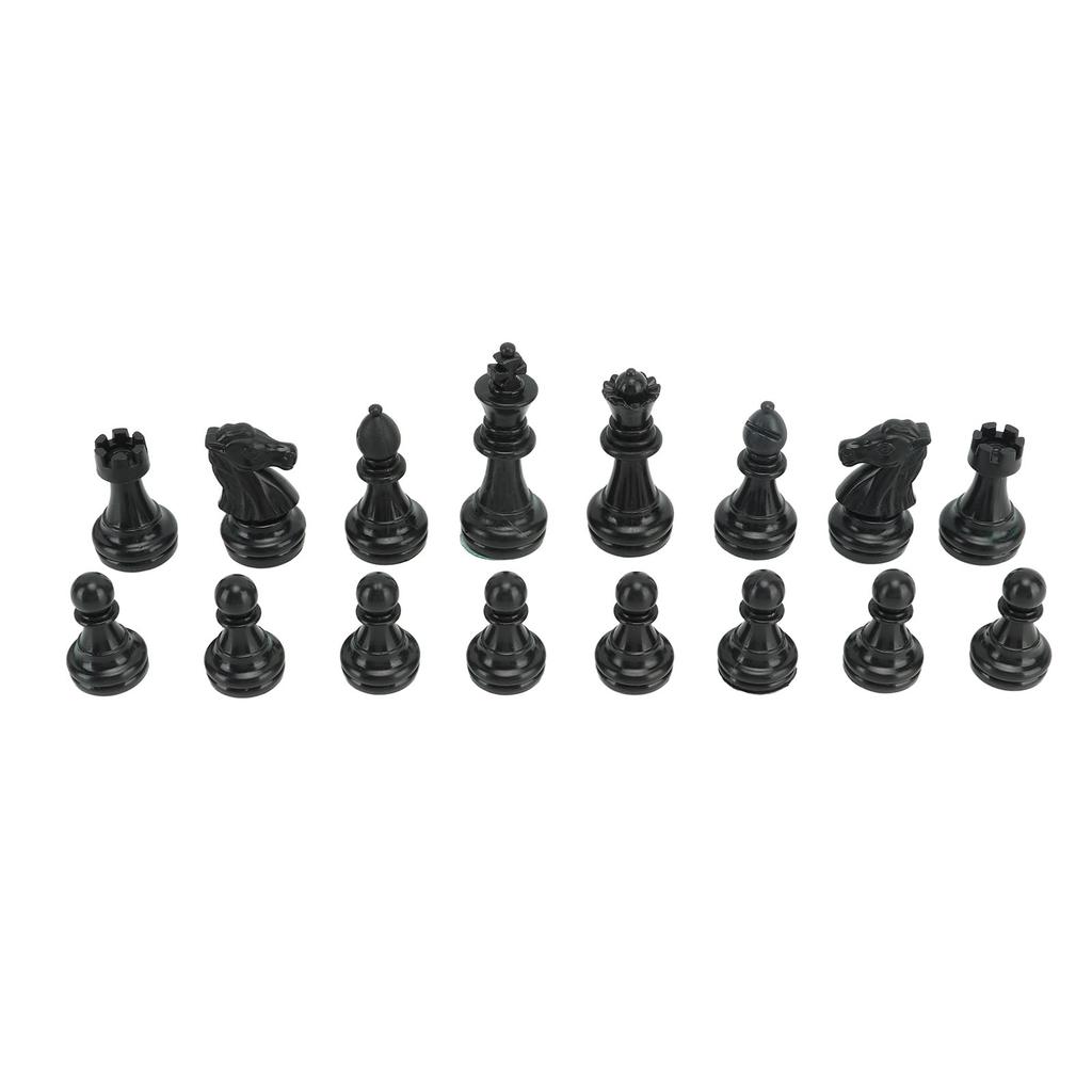 Portable Chess Set Travel Chess Board Game Set Imitation Leather PU Checkerboard 32 Chess Pieces With Storage Bag