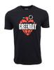 Green Day Grenade Heart Black T-shirt