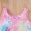 Girls' Fashionable Sports Vest and Shorts Set for Summer Children's Casual Set