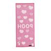Marushin Face Disney Winnie the Pooh Lots of Organic Antibacterial and Deodorizing Untwisted 2006062300 Towel, Hearts, Cotton, Treatment, Yarn,