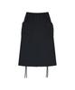 OFFGRID Nylon Shirred Panel Skirt - Black