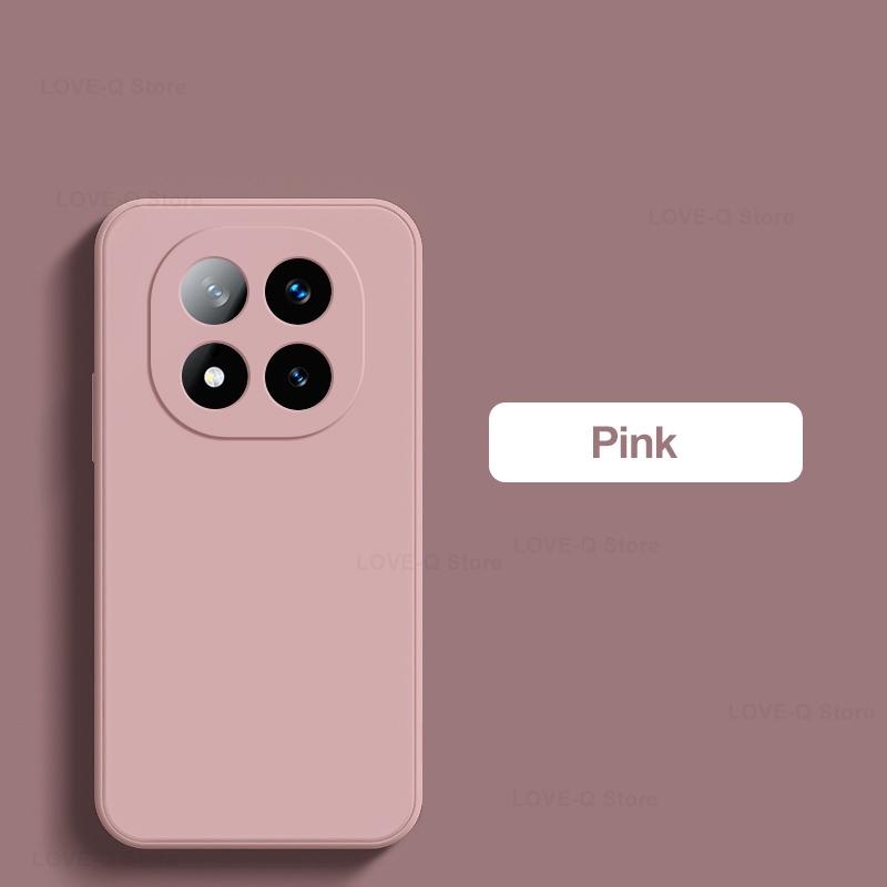 For Redmi Note 14 Pro Plus 5G Case Luxury Liquid Silicone Phone Case For Xiaomi Redmi Note 14 Note14 Pro Plus Shockproof Soft Cover