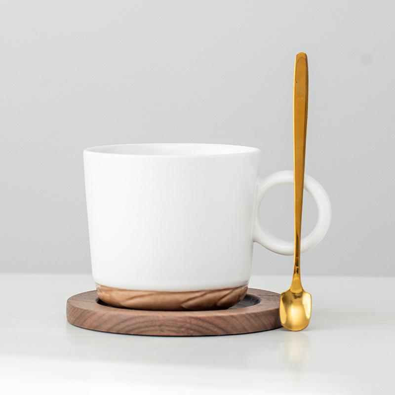 Cana de Cafea Simplă Creativă pentru Mic Dejun, pentru Ovăz, Lapte, Cana de Apă pentru Birou, Cană Ceramică Nordică pentru Acasă, Set de Băuturi, Cadou de Sărbători